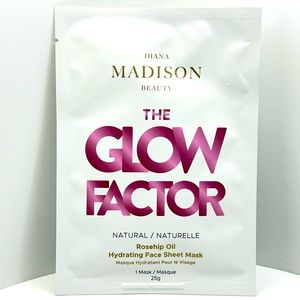 🦋$5 ~ Diana Madison Beauty The Glow Factor Rosehip Seed Oil Hydrating Mask NEW